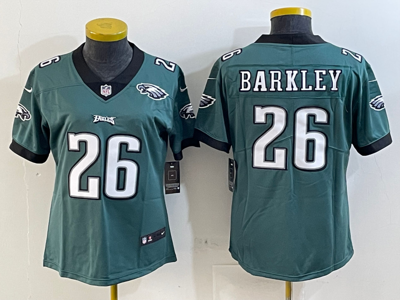 Youth Philadelphia Eagles #26 Barkley green 2025 Nike NFL jersey style 5